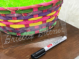 Wholesale | 1 pc | Cursive Name Board, Wipeable Dry Erase