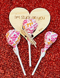 Wholesale | 10 pcs | Dum Dum Lollipop Valentine's Holders