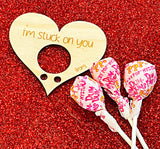 Wholesale | 10 pcs | Dum Dum Lollipop Valentine's Holders