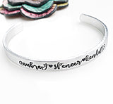 Personalized Name Cuff Bracelets, Mom Bracelet, Mother's Jewelry, Gifts for Her - Lasting Impressions CT