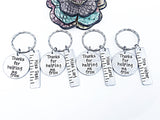 Teacher Ruler Keychain, Thanks for Helping Me Grow Keychain, Gift for Teacher, Elementary School Teacher, Preschool Teacher - Lasting Impressions CT