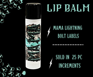 Wholesale | 25 pc increments | MAMA Lightning Bolt Lip Balms