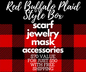 Red Buffalo Plaid Style Box