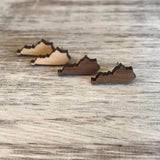 50 States - Wood Earrings - Lasting Impressions CT