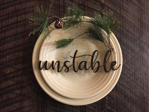 Wholesale | 1 piece | 1/8” Baltic Birch Name and Word Place Settings