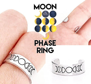 Wholesale | 1 pc | Moon Phase Ring