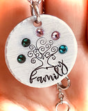 Wholesale | Family Tree Birthstone Necklace