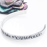 Ain’t no Hood like Motherhood Cuff Bracelet - Lasting Impressions CT