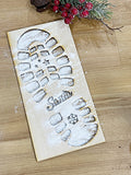 | Santa Footprint Stencils