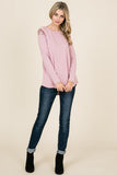 Solid Long Sleeve Jersey With Sequin Shoulder Detail - Lasting Impressions CT