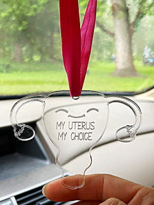 Wholesale | 1 pc | Uterus Car Charm Acrylic