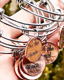 WHOLESALE be the change penny bangles - 8 pcs - Lasting Impressions CT