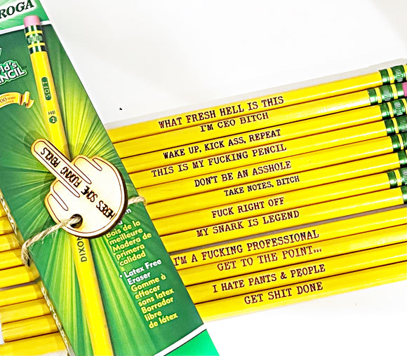 Wholesale | 1 dozen | Snarky Pencils