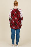 Plaid Top With Elbow Patches - Lasting Impressions CT