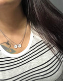 Wholesale | 1 pc | Handstamped Initial Necklace
