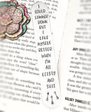 Handstamped Bookmark, Custom Bookmark, Teacher Gifts, Name Bookmark - Lasting Impressions CT
