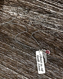 Always in my Heart Memorial Necklace for Loss Of Loved One - Lasting Impressions CT