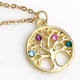The Tree of Lives - Genealogy Book By Joel Levitt - Gold Tree of Life Birthstone Necklace - Lasting Impressions CT