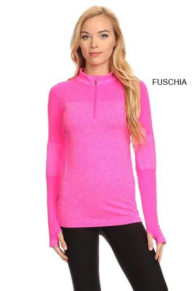 Marled Stretch Knit Athletic Pullover - Lasting Impressions CT
