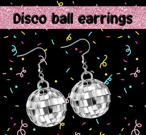 Wholesale | 6 pairs | Disco Ball Earrings