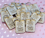 Wholesale | 10 pc | Your Logo on a Keychain - wood or acrylic