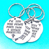 Funny Nurse Keychain, Nursing School Gift, Nurse Graduation Gift, Nurse Keychain, RN Gift - Lasting Impressions CT