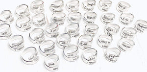 WHOLESALE | 1 Piece | Wrap Ring - Your Choice of Saying