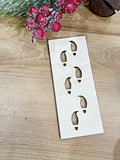 Wholesale | 10 | Elf Footprint Stencils - Wood