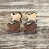 50 States - Wood Earrings - Lasting Impressions CT