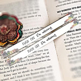 Handstamped Bookmark, Custom Bookmark, Teacher Gifts, Name Bookmark - Lasting Impressions CT